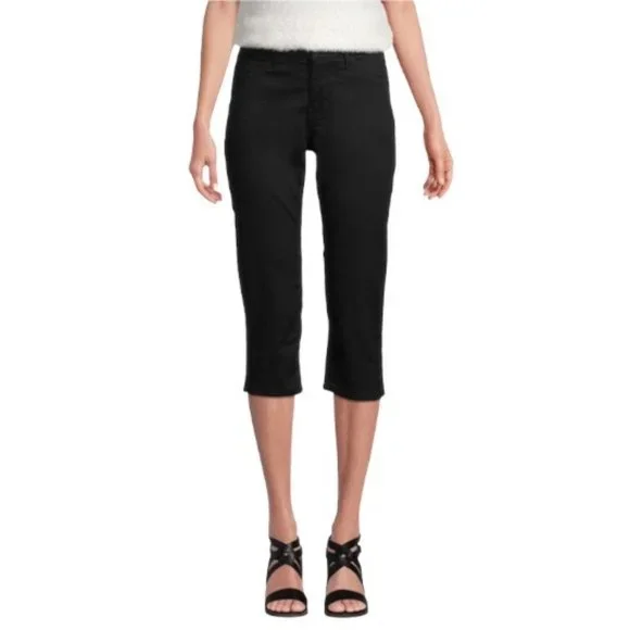 NWOT Liz Claiborne SARA CROP Mid Rise Cropped Pants Capris MISSES Size 6 - Picture 1 of 13